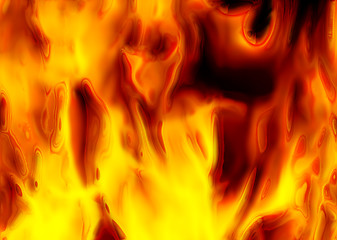 Image showing abstract fire background