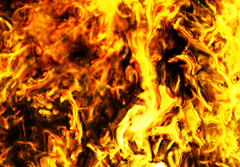 Image showing abstract fire background