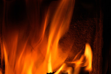 Image showing fire background