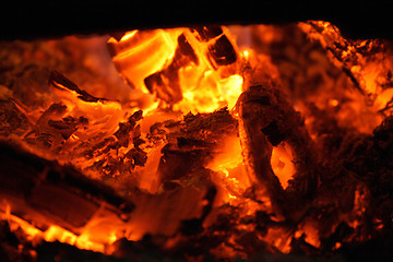 Image showing fire background