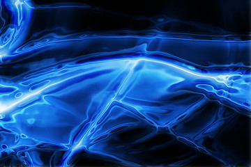 Image showing abstract blue background