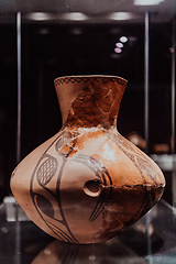 Image showing Old traditional Macedonian kitchen items on display in the museum