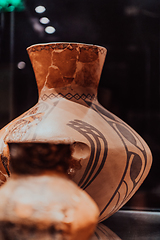 Image showing Old traditional Macedonian kitchen items on display in the museum