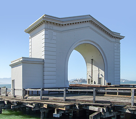 Image showing Old Port Gate