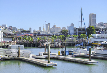 Image showing harbour in San Francisco