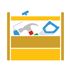 Image showing Retro Tool Box Icon