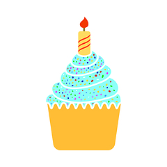 Image showing First Birthday Cake Icon