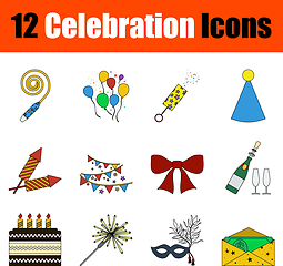 Image showing Celebration Icon Set