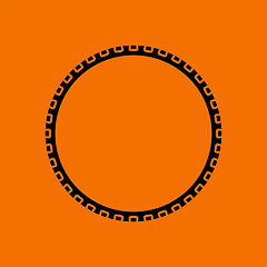 Image showing Bike Tyre Icon