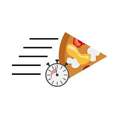 Image showing Pizza Delivery Icon