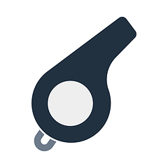 Image showing American Football Whistle Icon