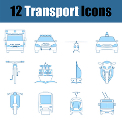 Image showing Transport Icon Set