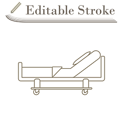 Image showing Hospital Bed Icon