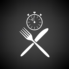 Image showing Fast Lunch Icon