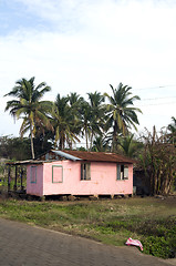 Image showing typical house corn island nicaragua