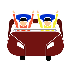 Image showing Roller Coaster Cart Icon