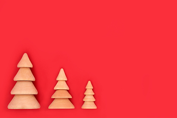 Image showing Christmas Tree Minimal Eco Friendly Design