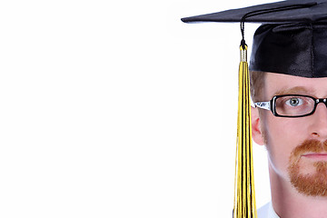 Image showing graduation a young man