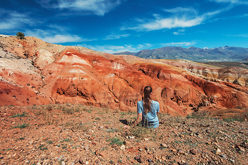 Image showing Valley of Mars landscapes