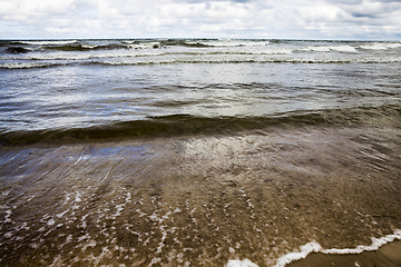 Image showing small waves on the Baltic sea