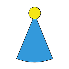 Image showing Party Cone Hat Icon