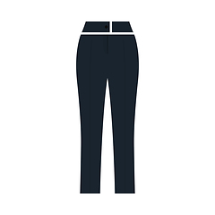 Image showing Business Woman Trousers Icon