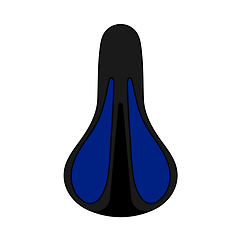 Image showing Bike Seat Icon Top View