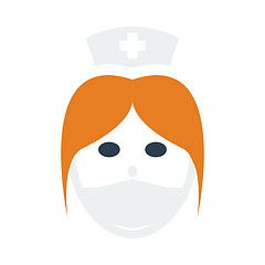 Image showing Nurse Head Icon