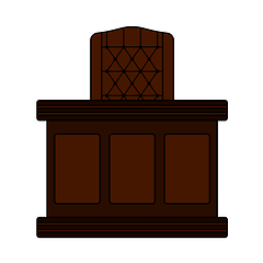 Image showing Judge Table Icon