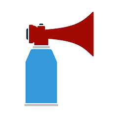 Image showing Football Fans Air Horn Aerosol Icon