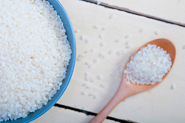 Image showing raw white rice