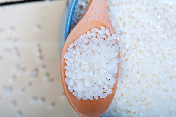 Image showing raw white rice