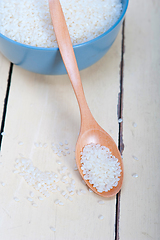 Image showing raw white rice