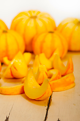 Image showing fresh yellow pumpkin