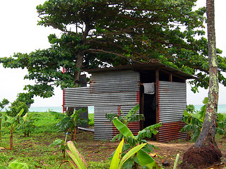 Image showing typical house corn island nicaragua