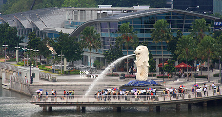 Image showing Merlion - Colonial Quarter, Singapore