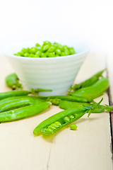 Image showing hearthy fresh green peas