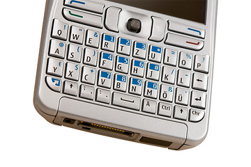 Image showing Mobile phone keyboard.