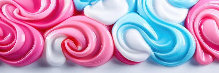 Image showing Liquid paint swirls for background