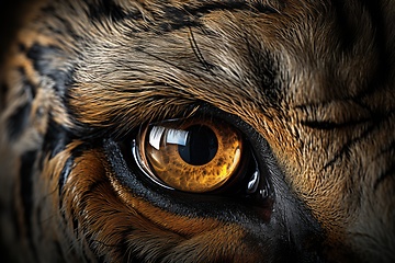 Image showing Eye of animal