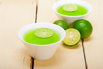 Image showing green lime lemonade