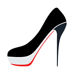 Image showing High Heel Shoe Icon