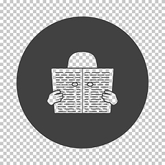 Image showing Newspaper Hole Icon