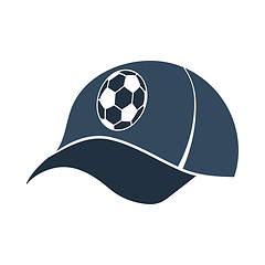 Image showing Football Fans Cap Icon