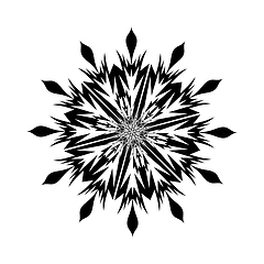 Image showing Snowflake Icon