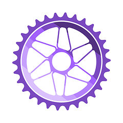 Image showing Bike Gear Star Icon
