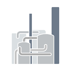 Image showing Chemical Plant Icon