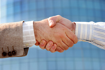 Image showing business handshake