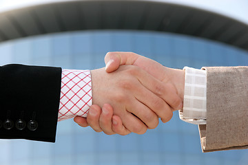 Image showing business handshake