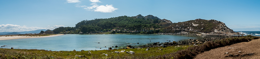 Image showing Courseway between the Cies Islands